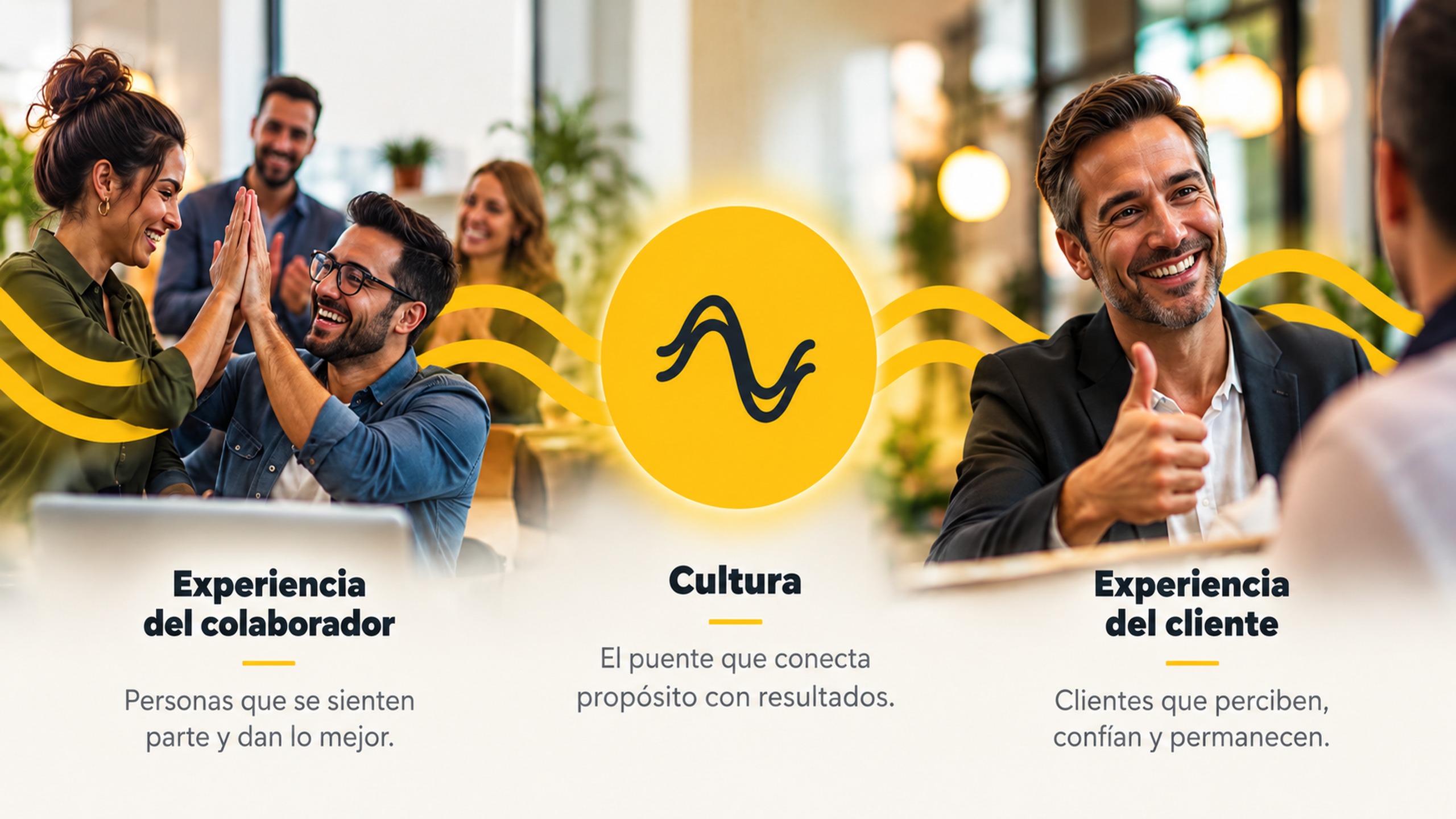 La experiencia del colaborador y la experiencia del cliente se conectan a través de la cultura